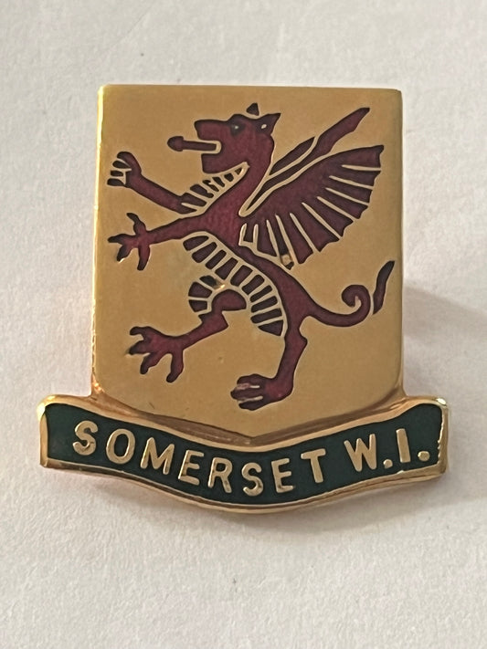 Somerset Womens Institute Metal Pin Badge