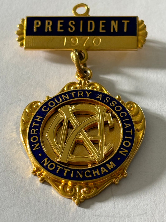 North Country Association Nottingham - President Medal