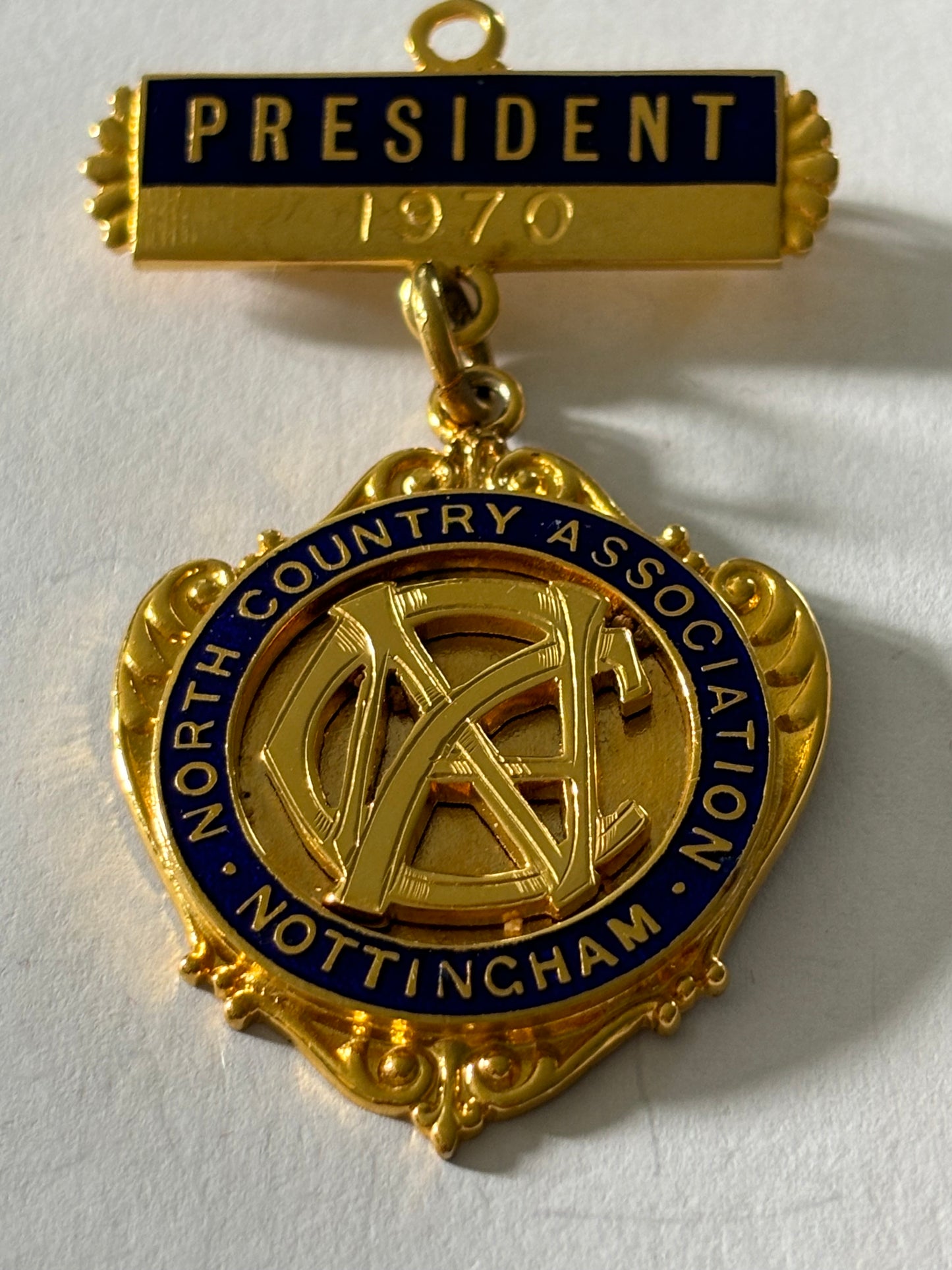 North Country Association Nottingham - President Medal