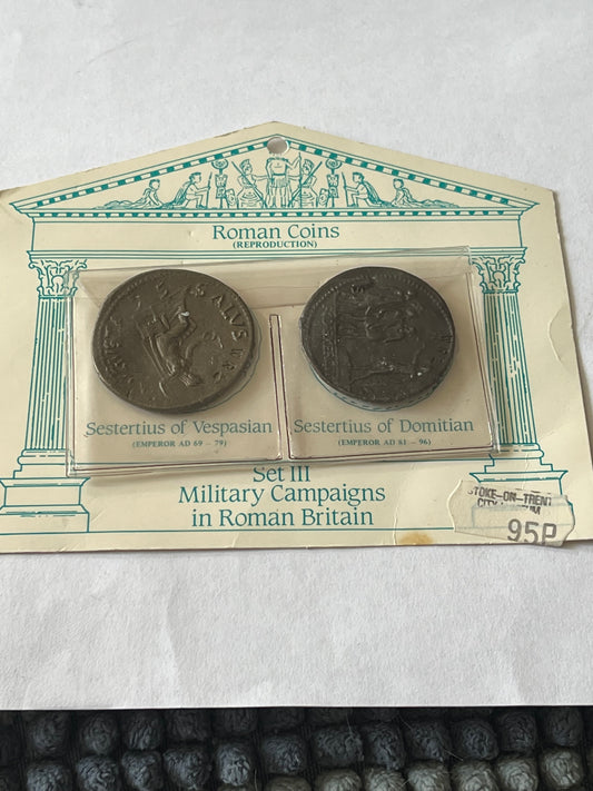 Roman Reproduction Coins - Military Campaigns in Roman Britain