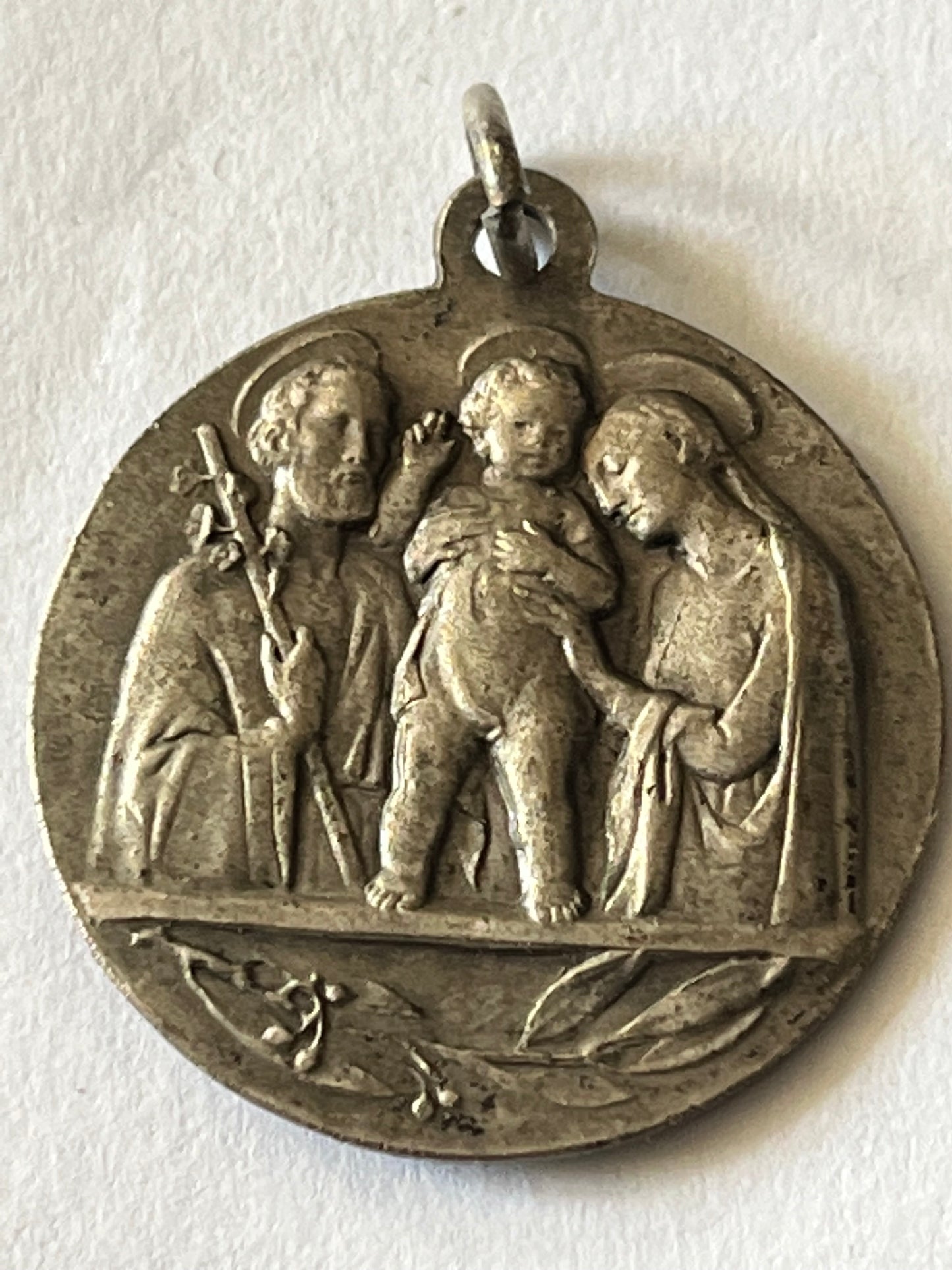 Pope Pius XII silver medallion