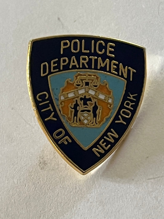 NYPD Metal Police Badge