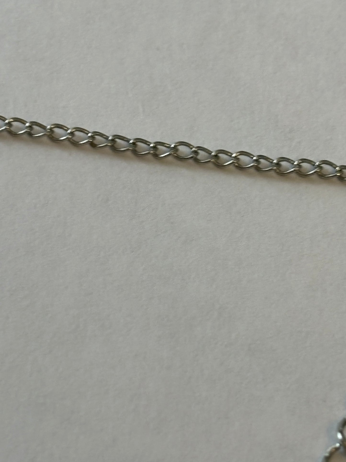 Silver Diamante Branch Drop Pendant Necklace