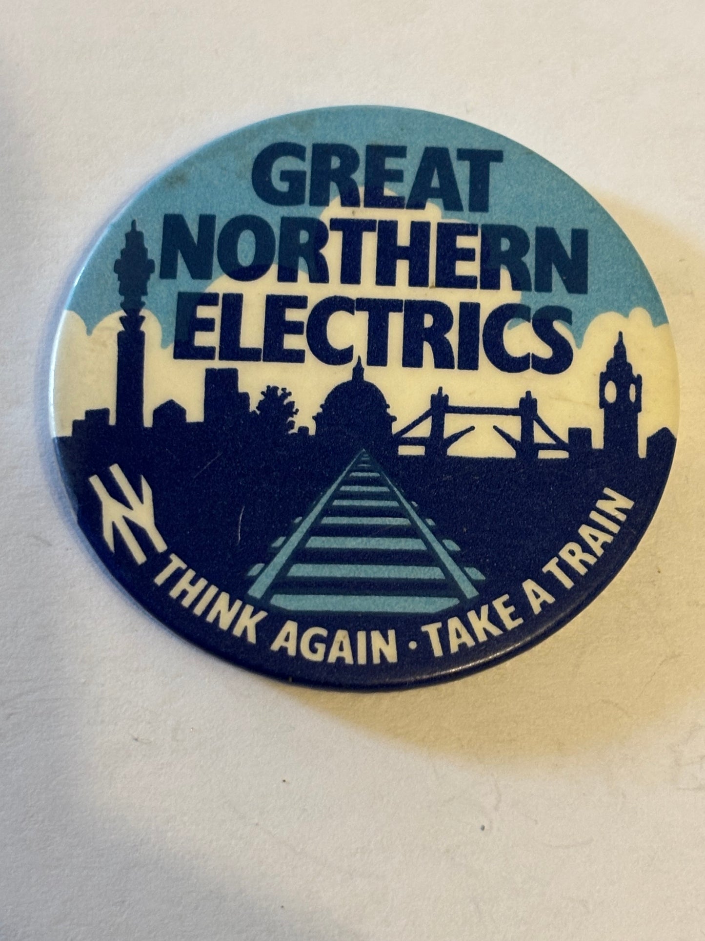 Great Northern Electrics - British Rail Tin Badge