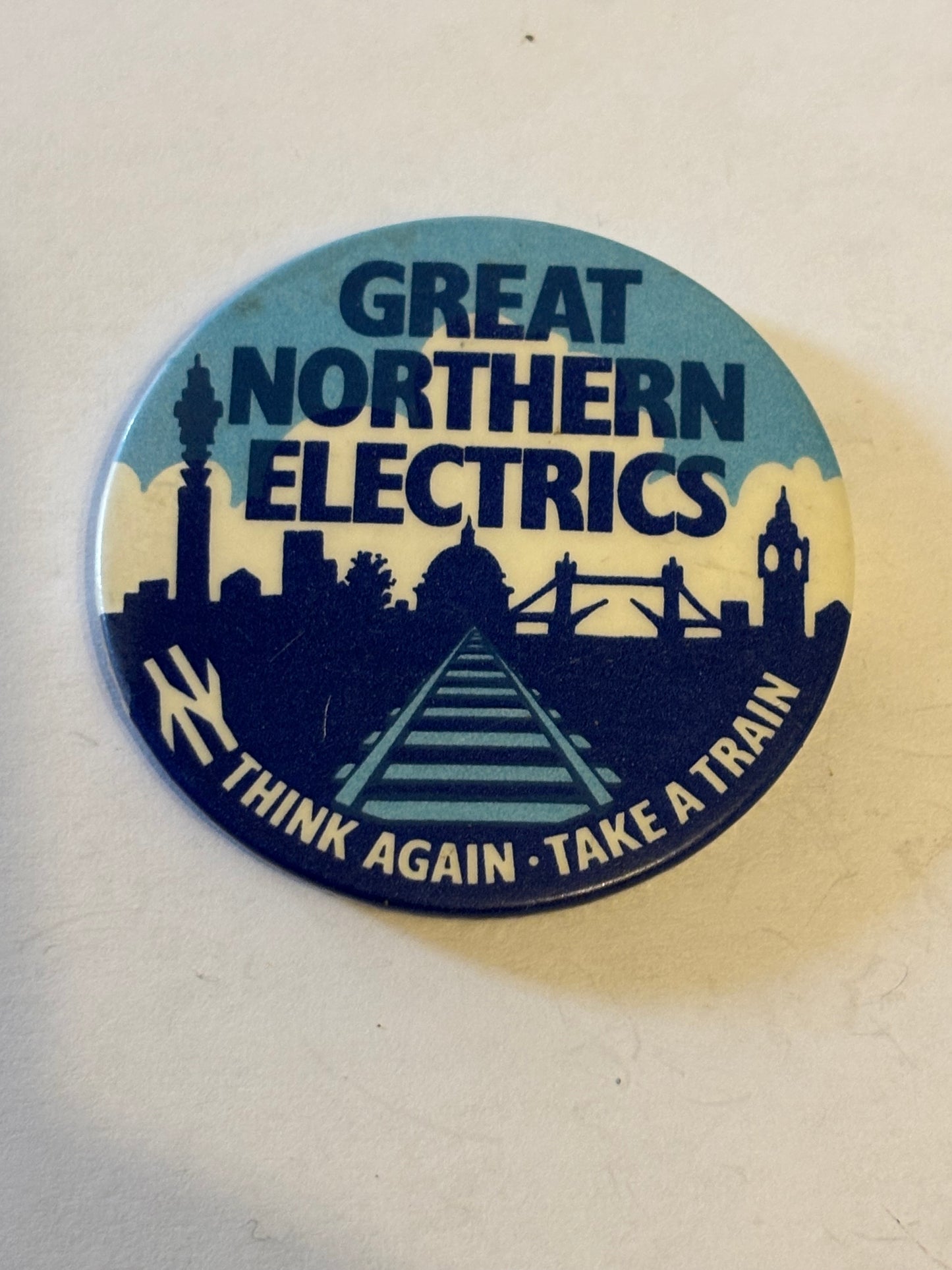 Great Northern Electrics - British Rail Tin Badge