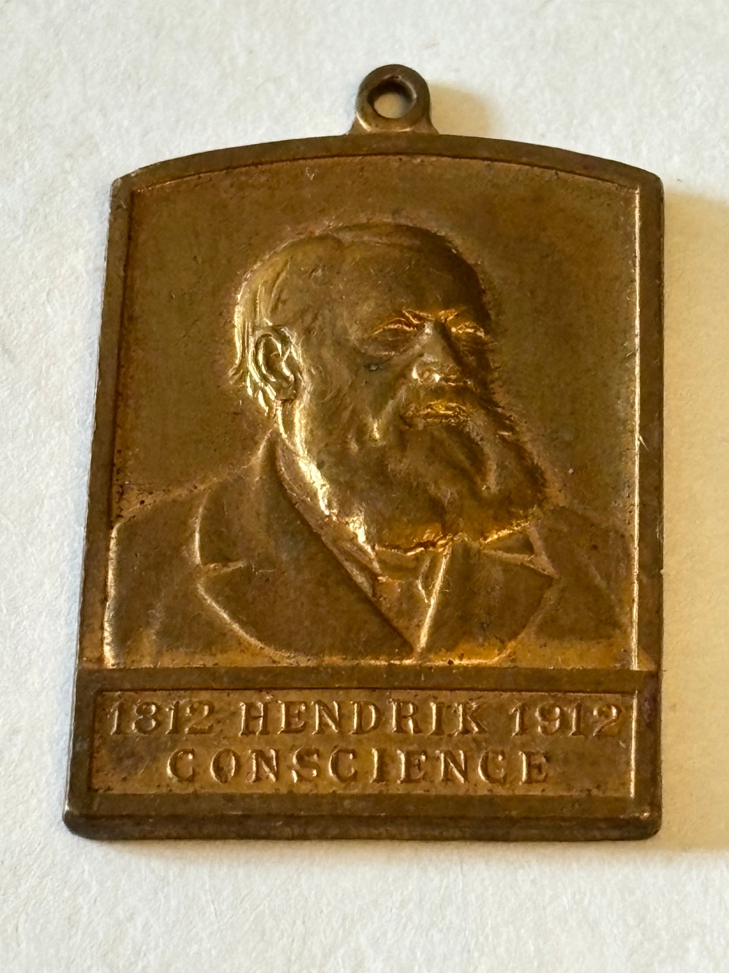 Hendrik Conscience Medal 1812-1912 - Belgium Literature