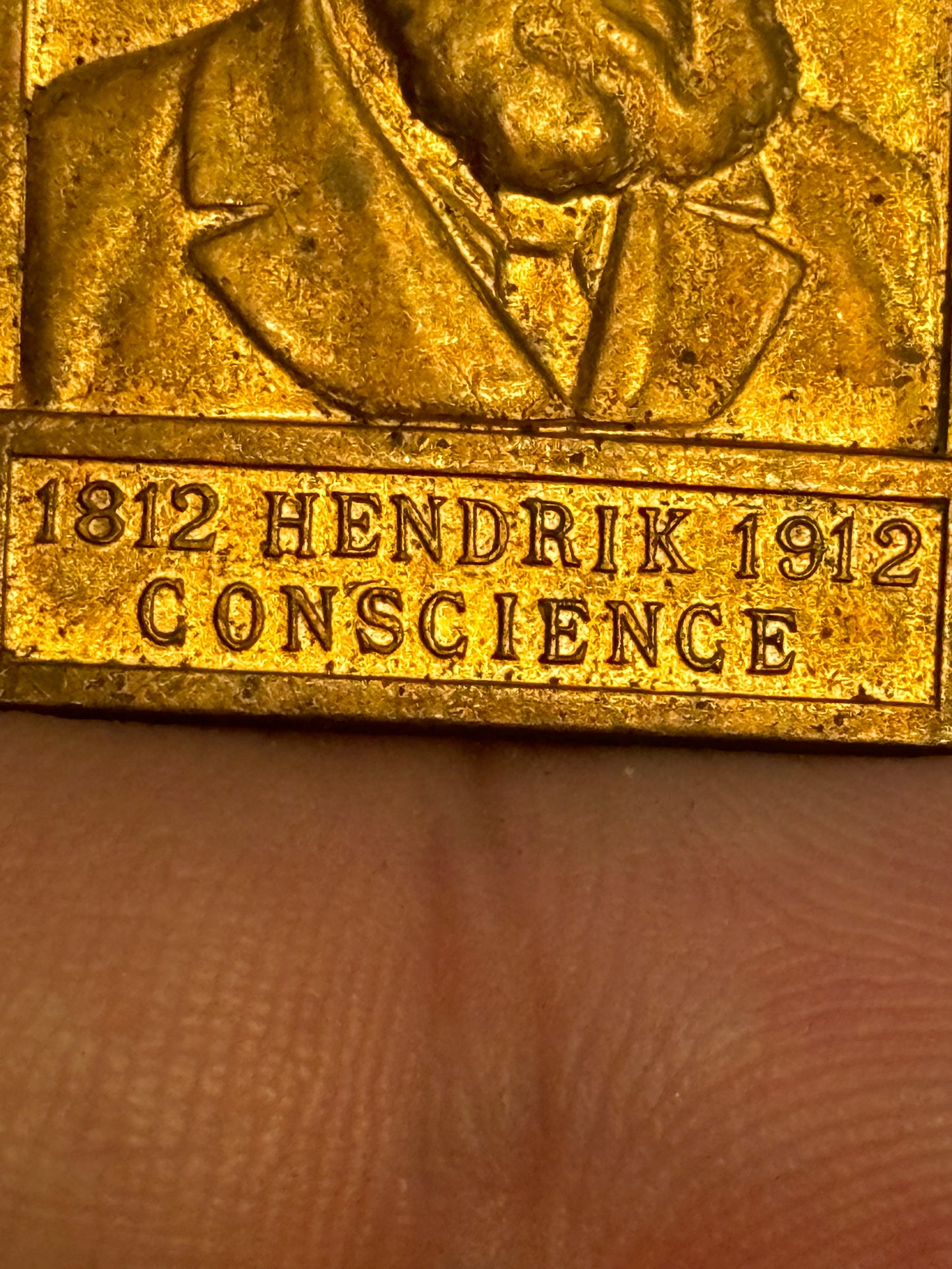 Hendrik Conscience Medal 1812-1912 - Belgium Literature