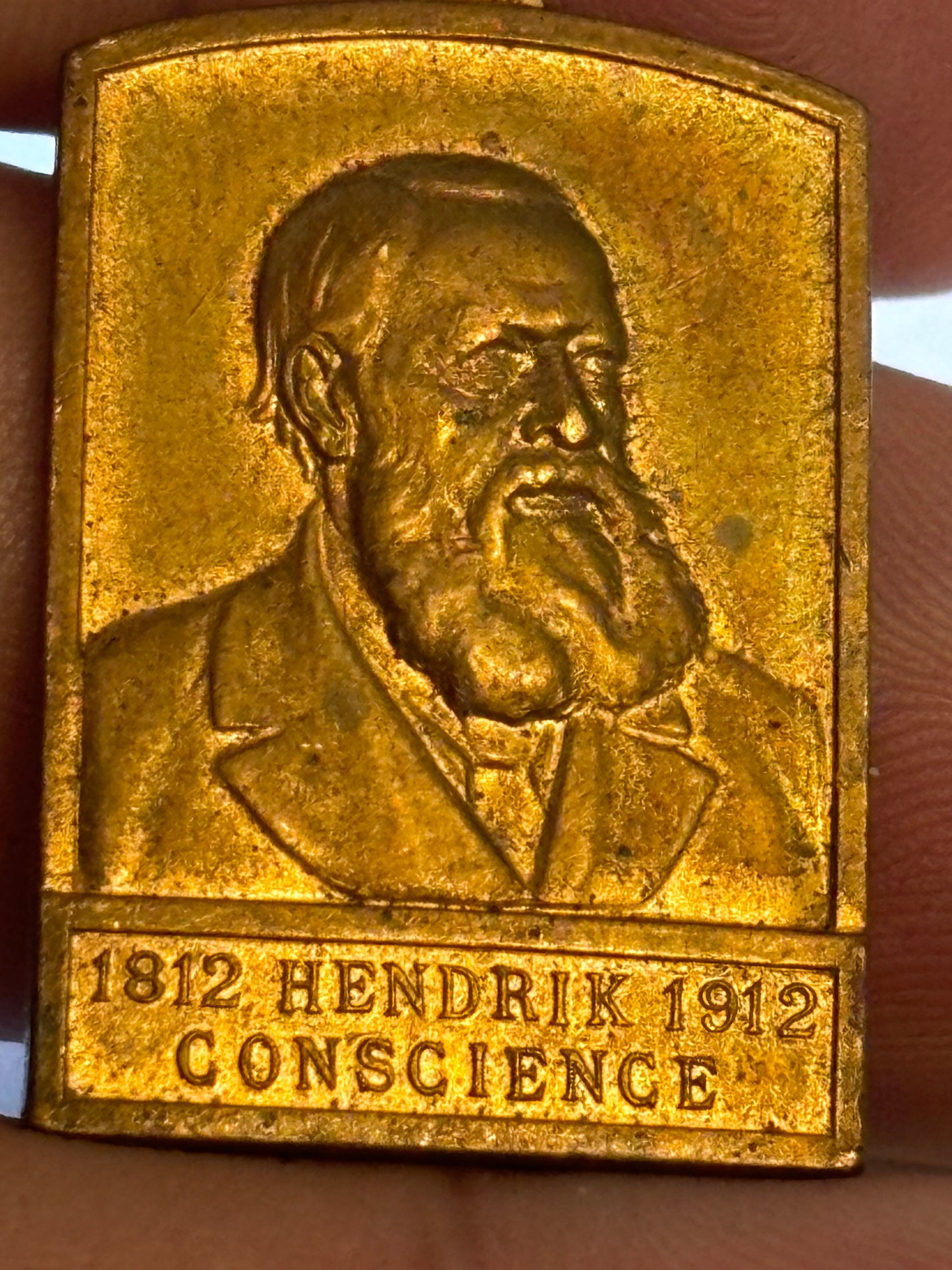 Hendrik Conscience Medal 1812-1912 - Belgium Literature