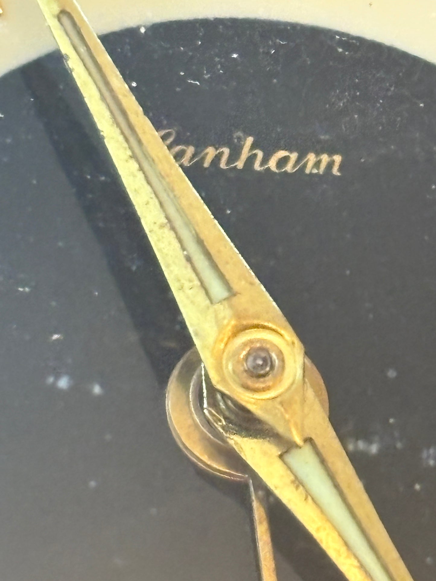 Canham vintage travel clock