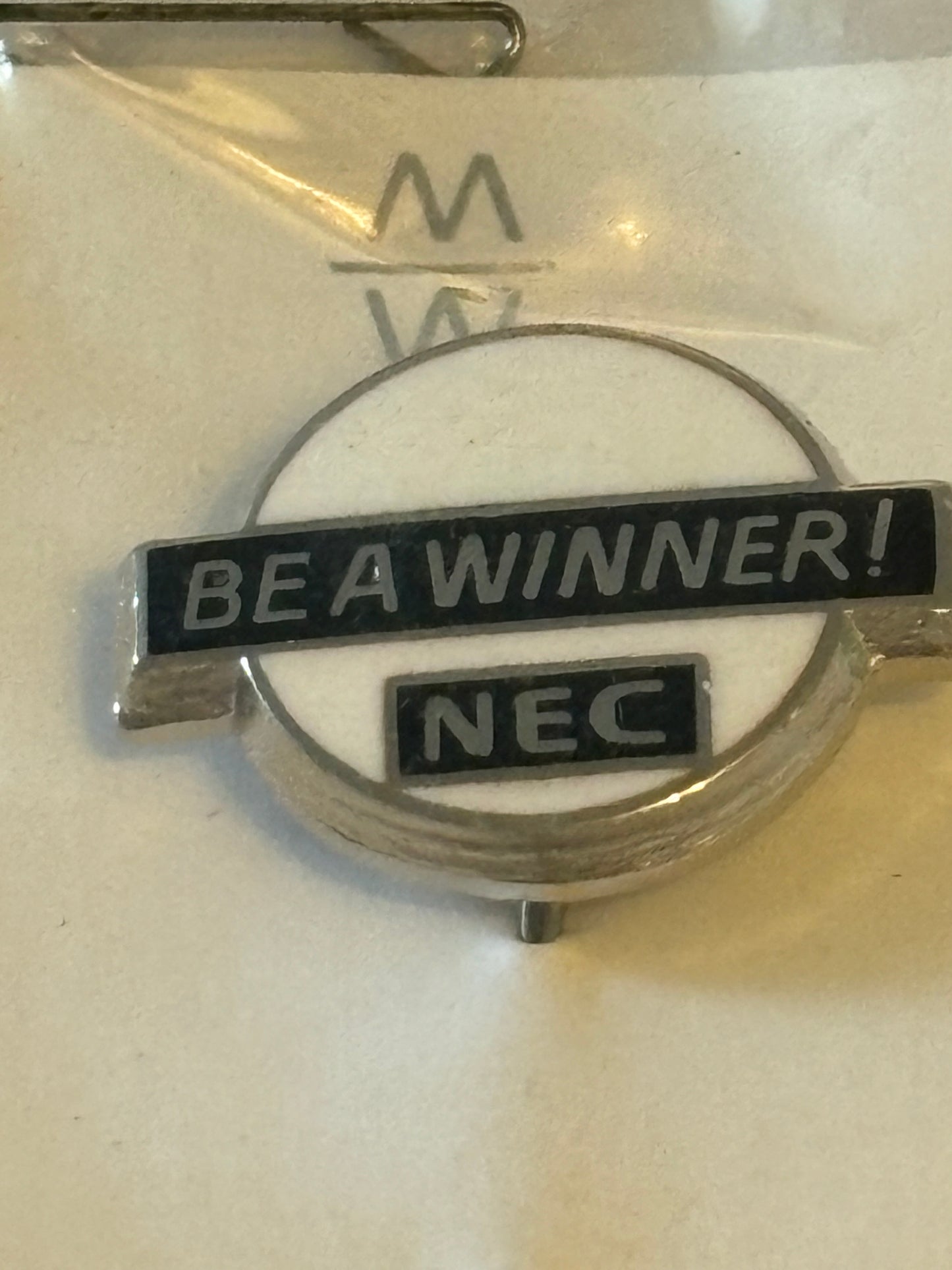 Be a Winner - NEC Stick pin - New