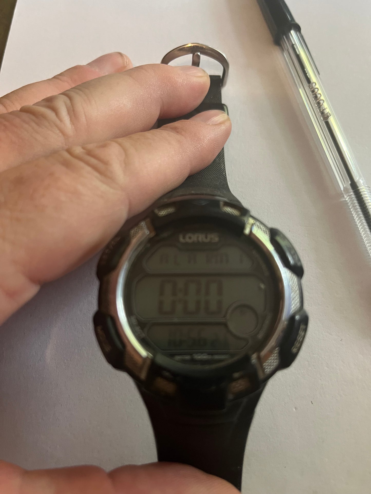 Lorus Large Digital Watch - Working but untested Z010-X002