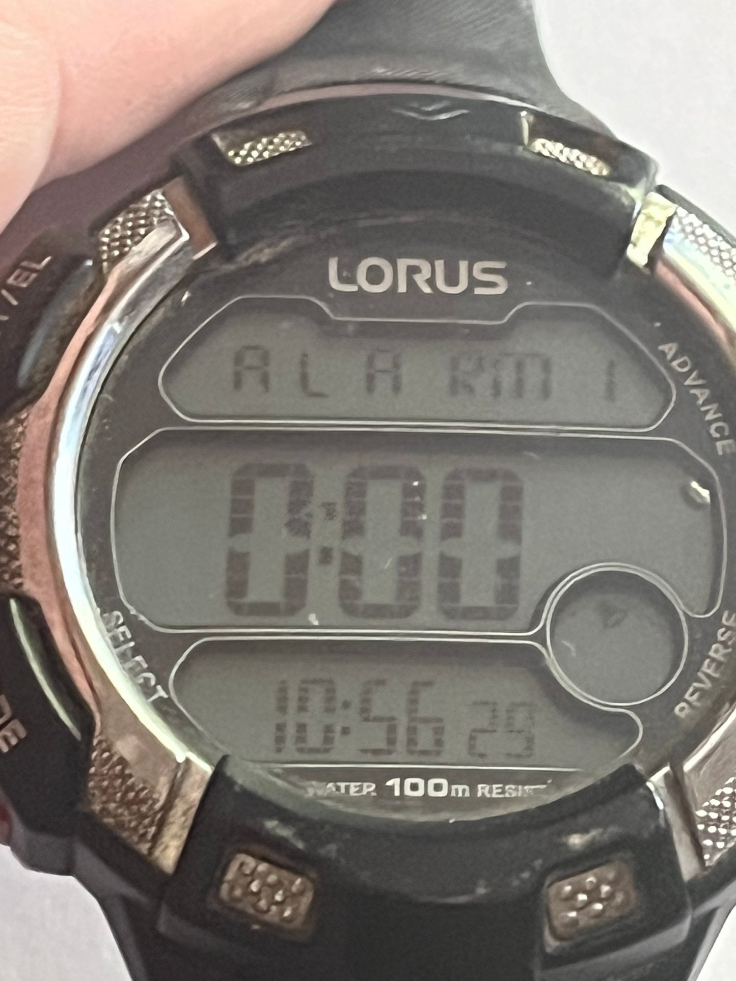 Lorus Large Digital Watch - Working but untested Z010-X002