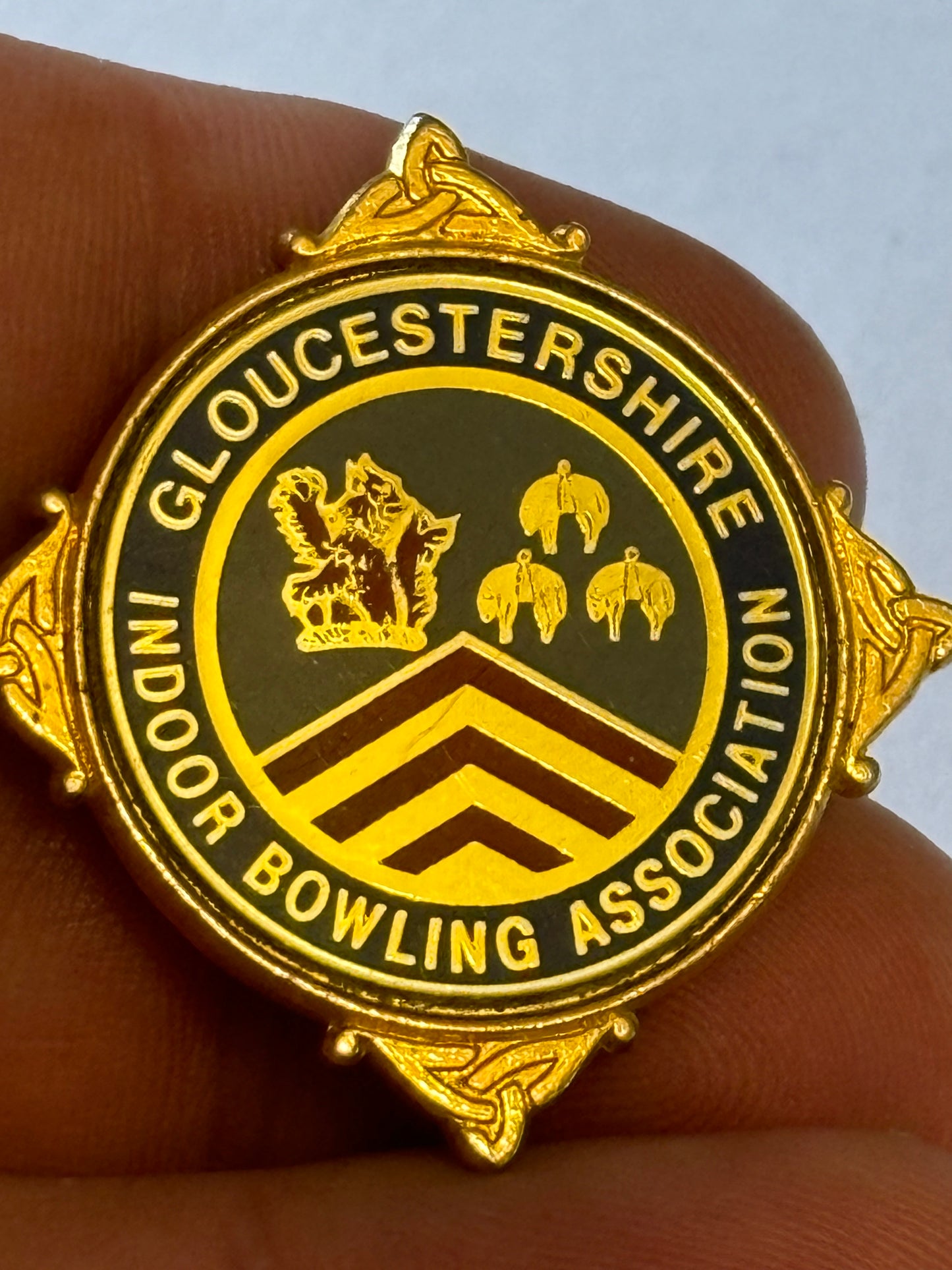 Gloucestershire Indoor Bowling Association Badge