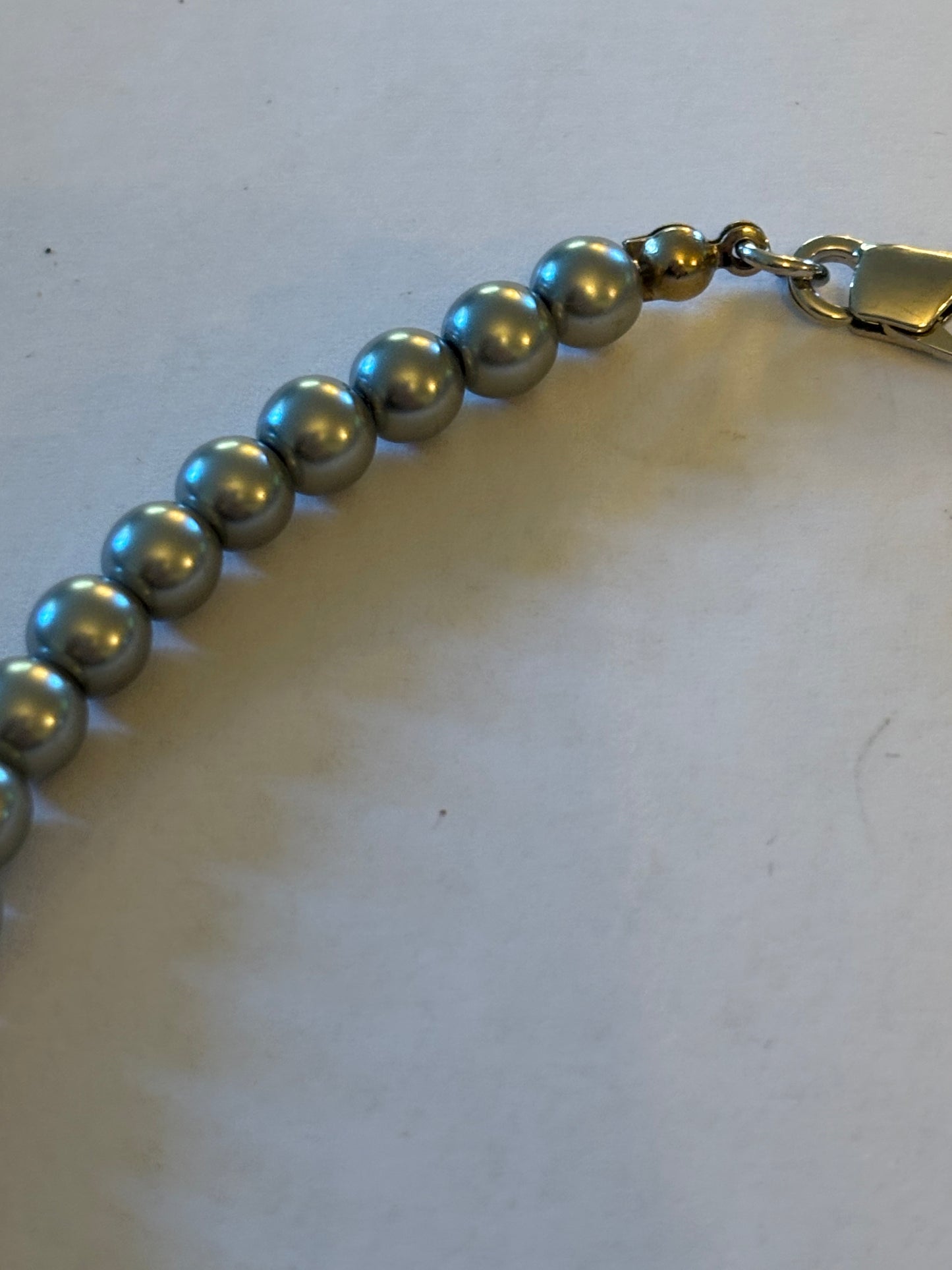 Tide Jewellery - Silver and Diamante bead necklace