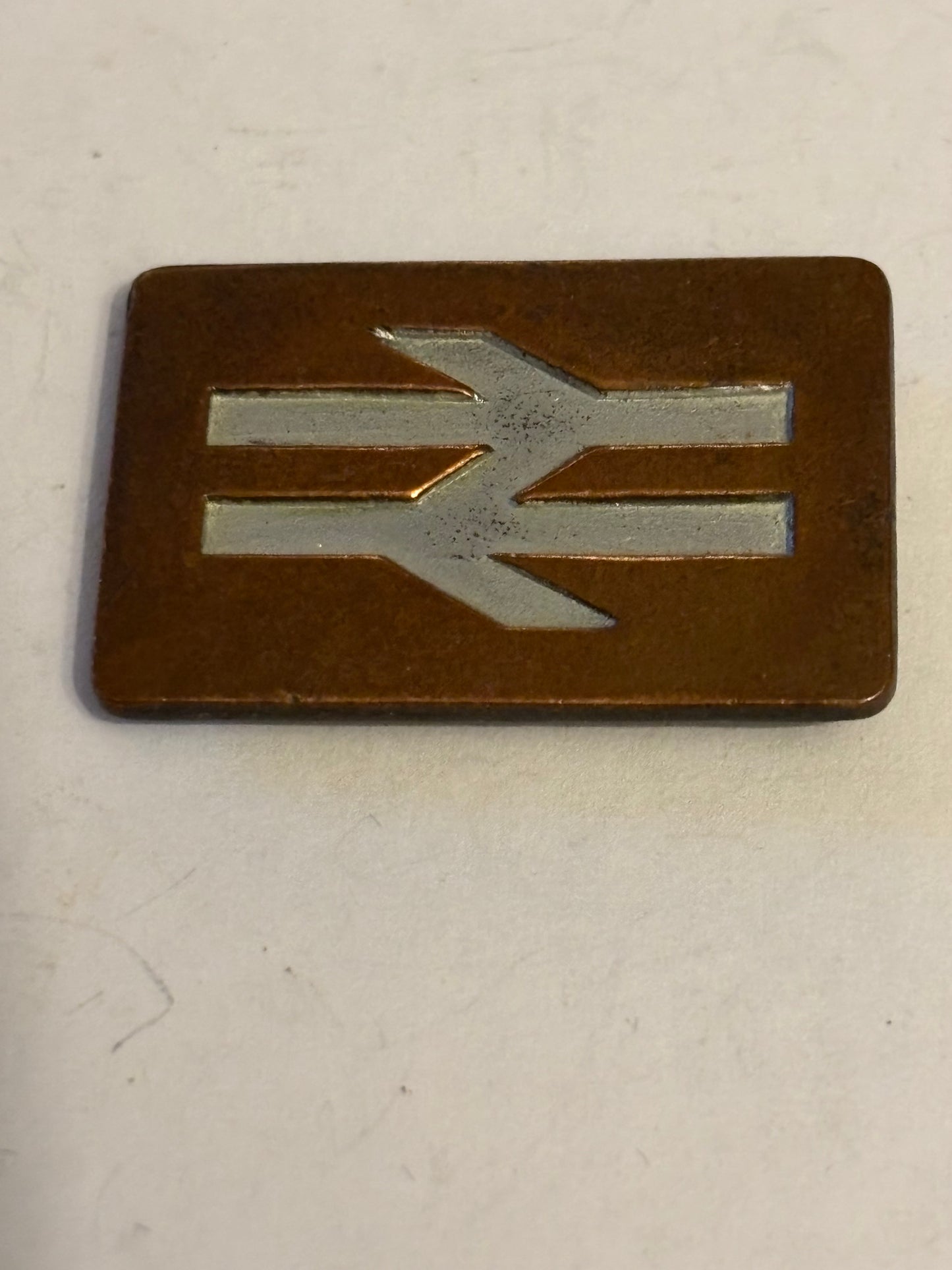 Vintage British Rail logo badge - No pin