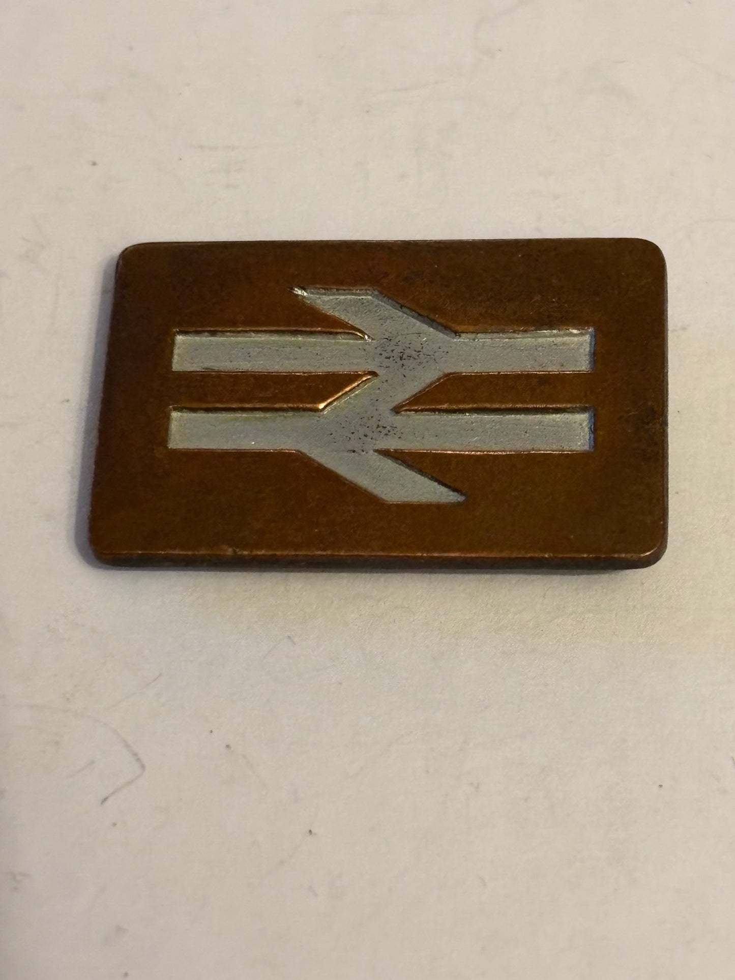 Vintage British Rail logo badge - No pin