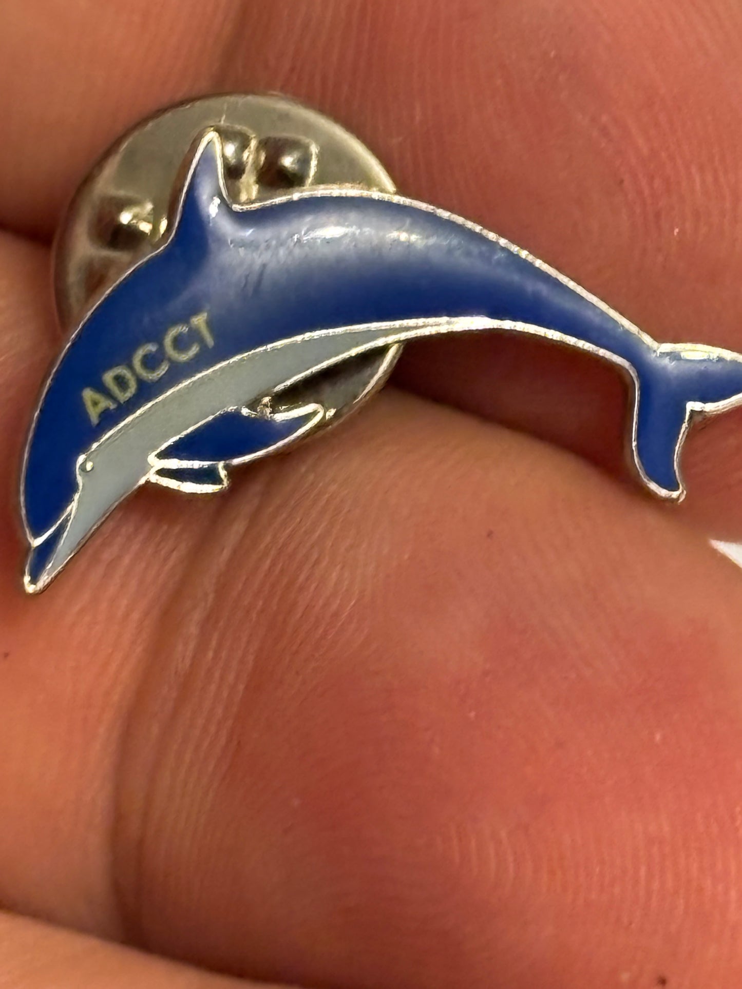 Blue Dolphin - ADCCT - Pin Badge