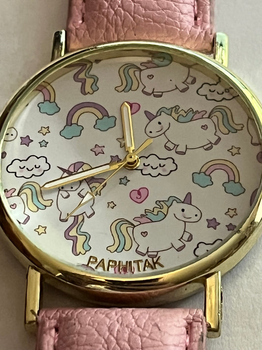 Pink Paphitak Unicorn Watch - Untested