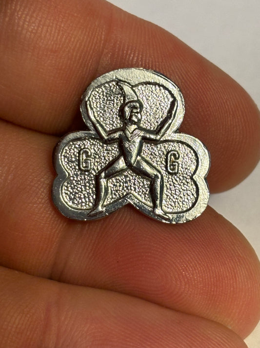 Silver Metal Girl Guides Badge