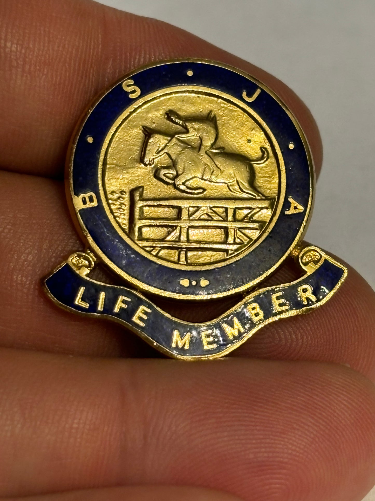 British Show Jumping Association Life Member Badge