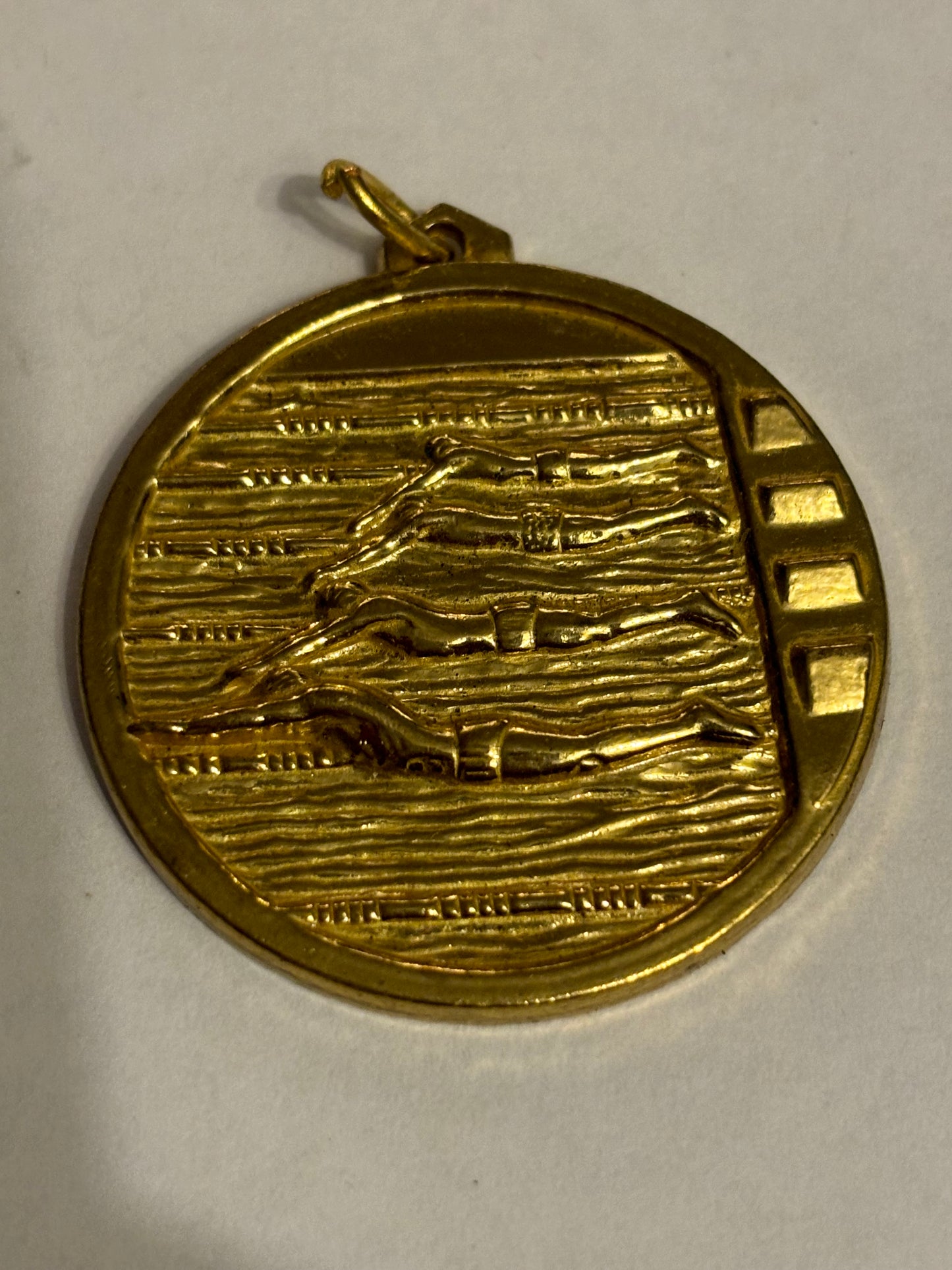 Gold Blank Swimming Medal