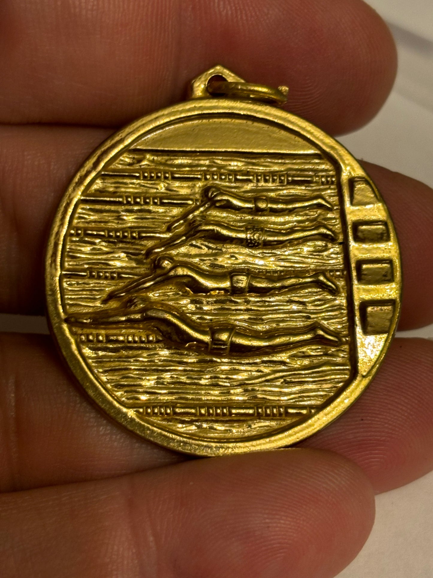 Gold Blank Swimming Medal