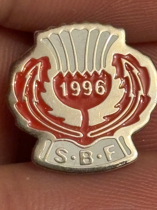 Scottish Bowling Federation badge 1996