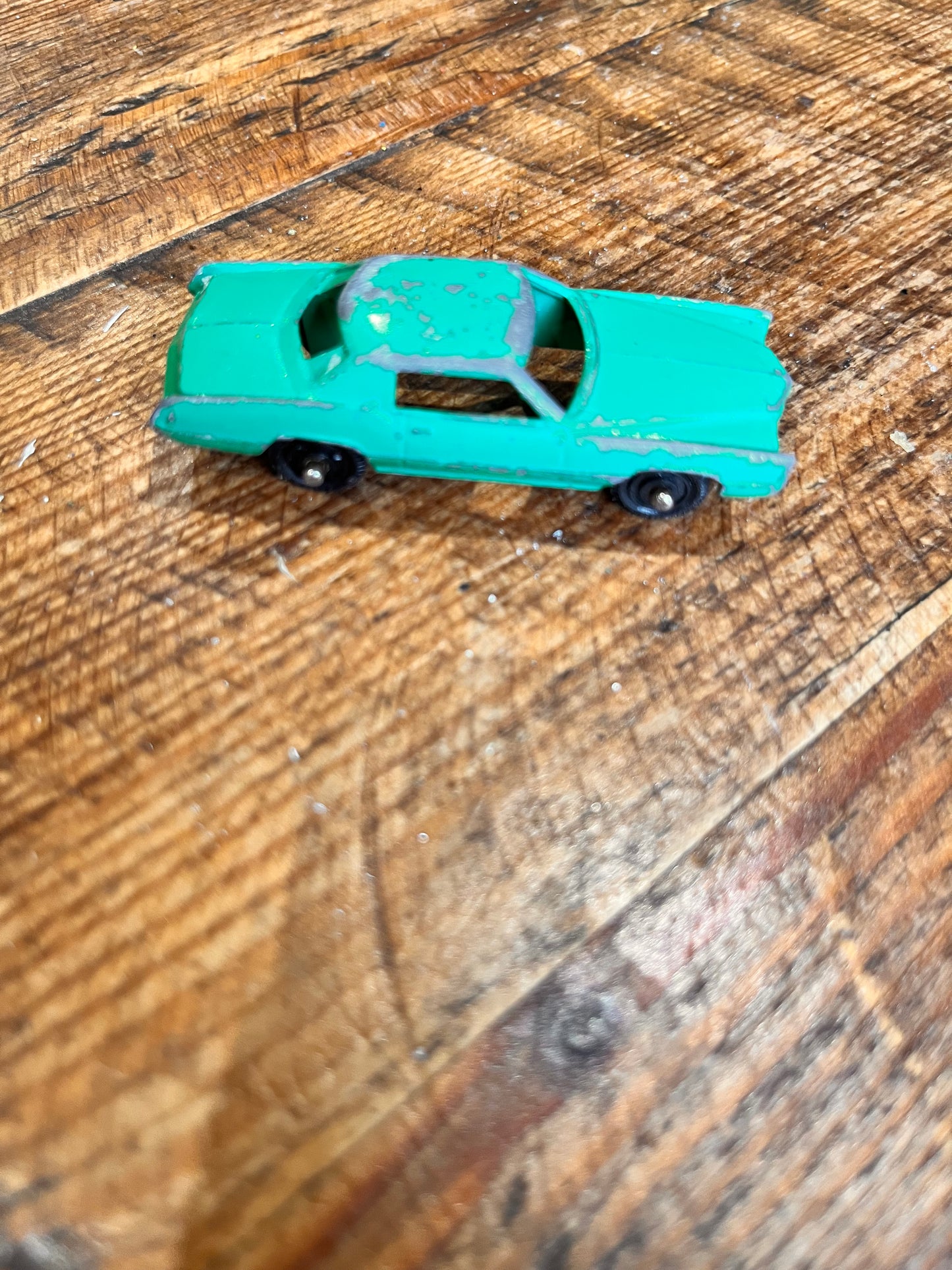 Marx - Green Cadillac Diecast car - Playworn