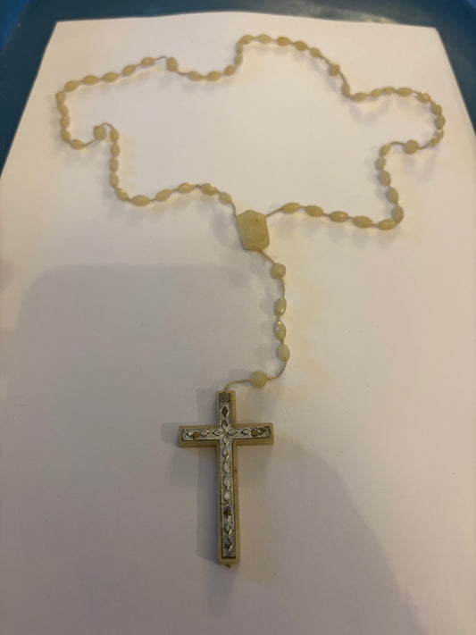 Light white/cream rosary