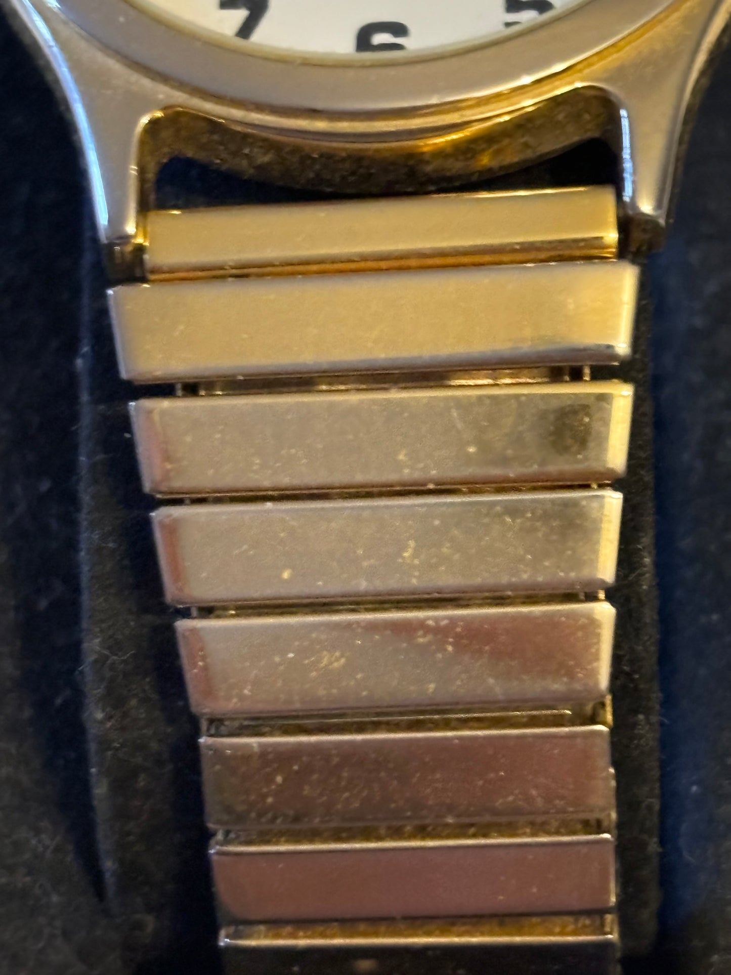 Boxed Reflex Gold Stretch Watch - Untested