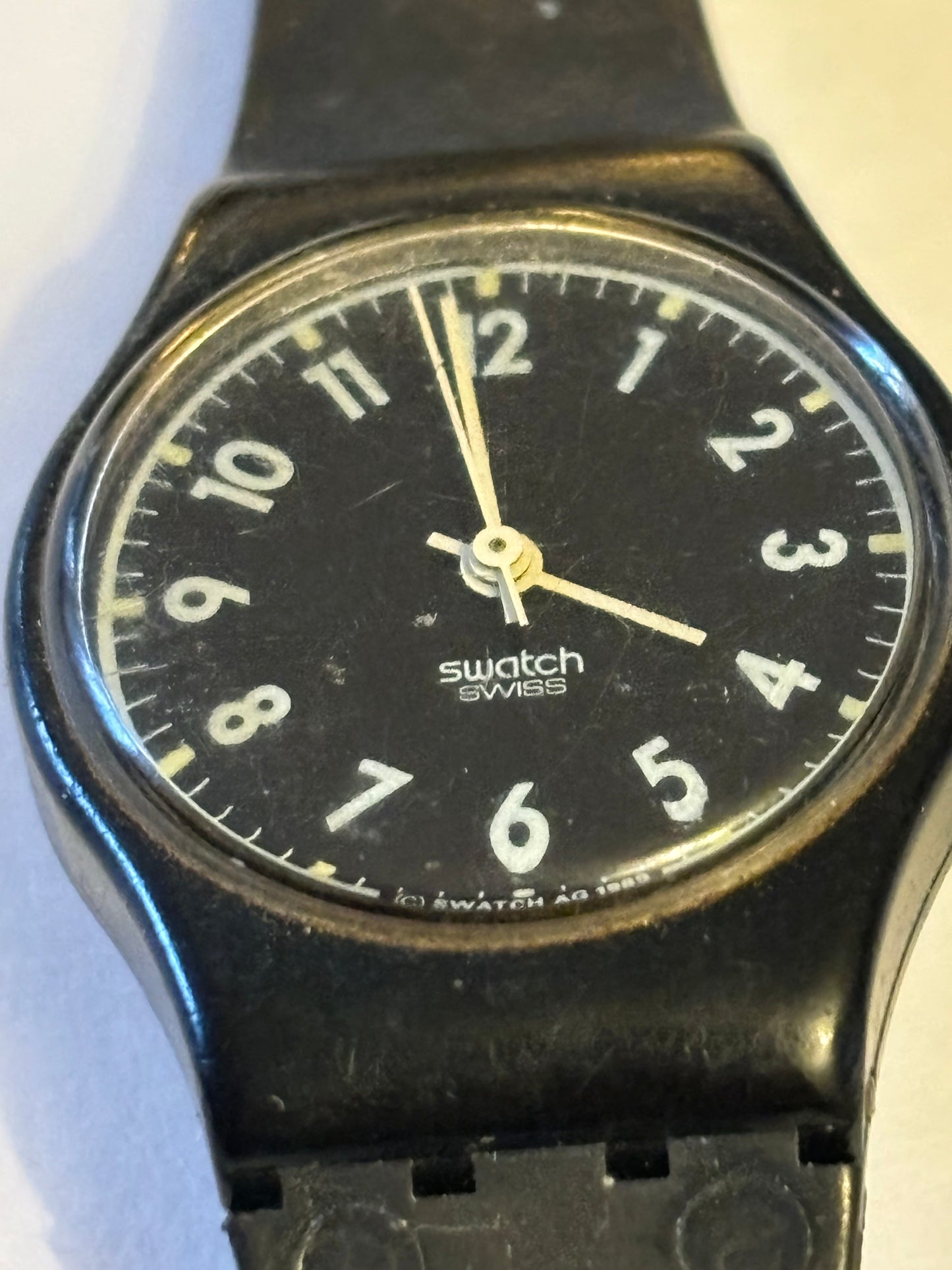 Small Black Swatch Watch - Untested