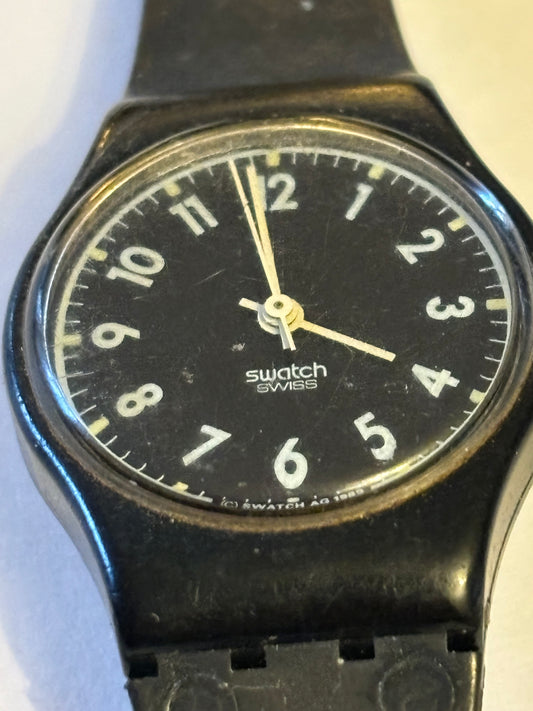 Small Black Swatch Watch - Untested