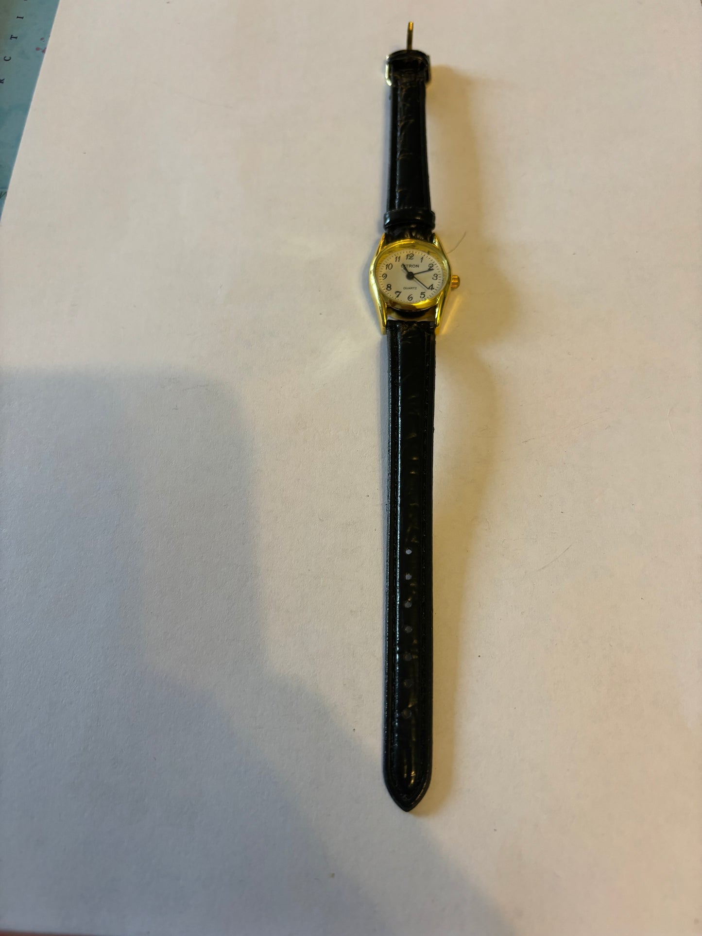 Citron Black and Gold Ladies Dress Watch - Untested