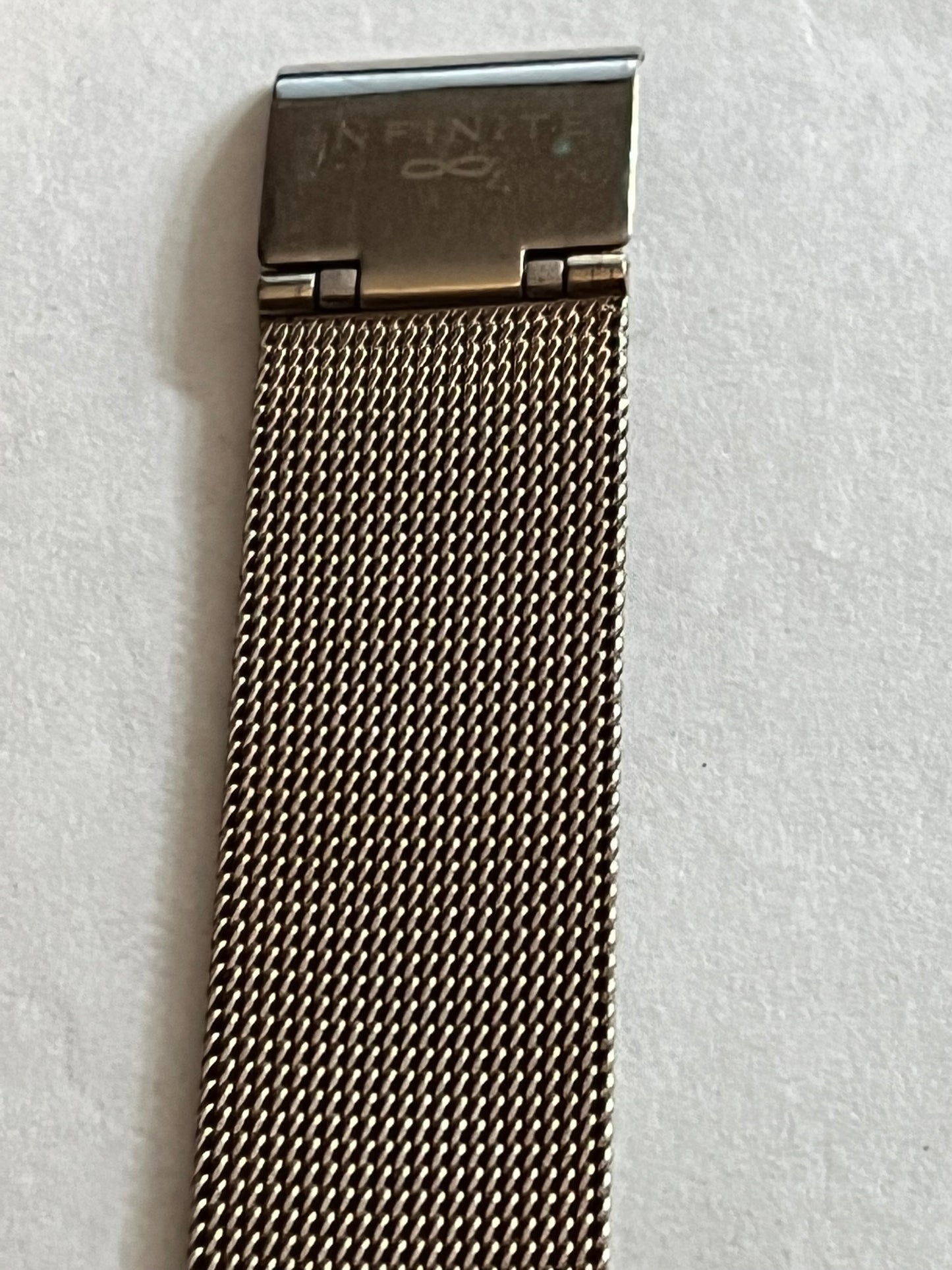 Infinite Silver Belt Strap Wristwatch - Untested