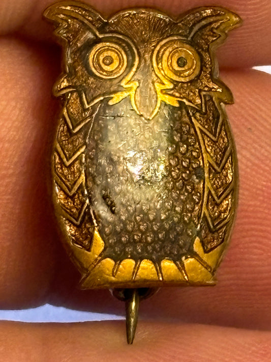 Girl Guides Brown Owl Metal Badge