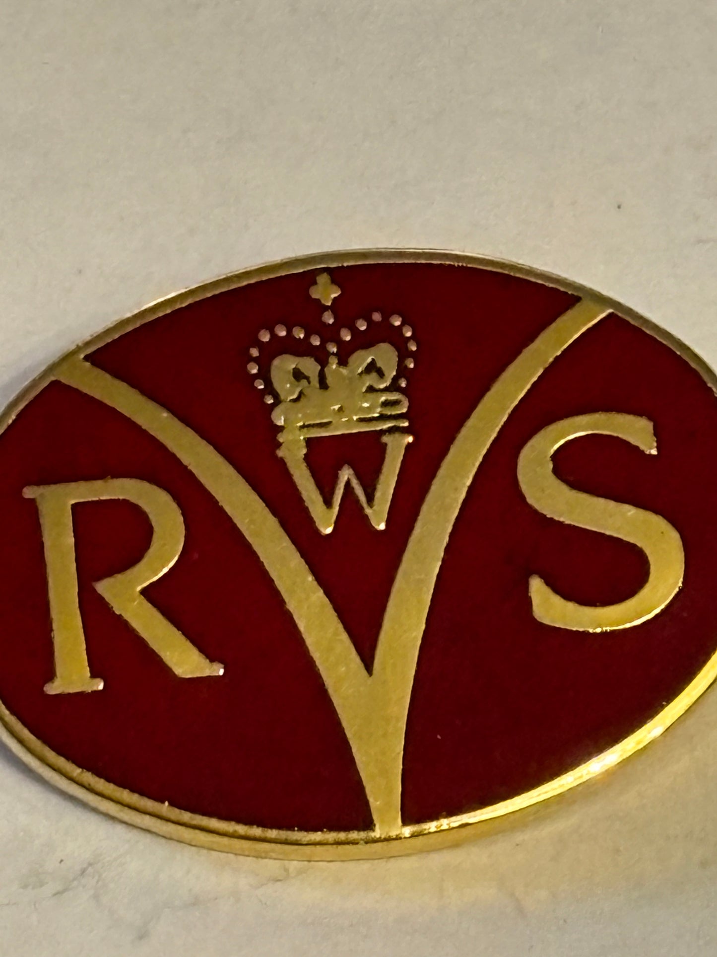 Vintage Womens Royal Voluntary Service Badge