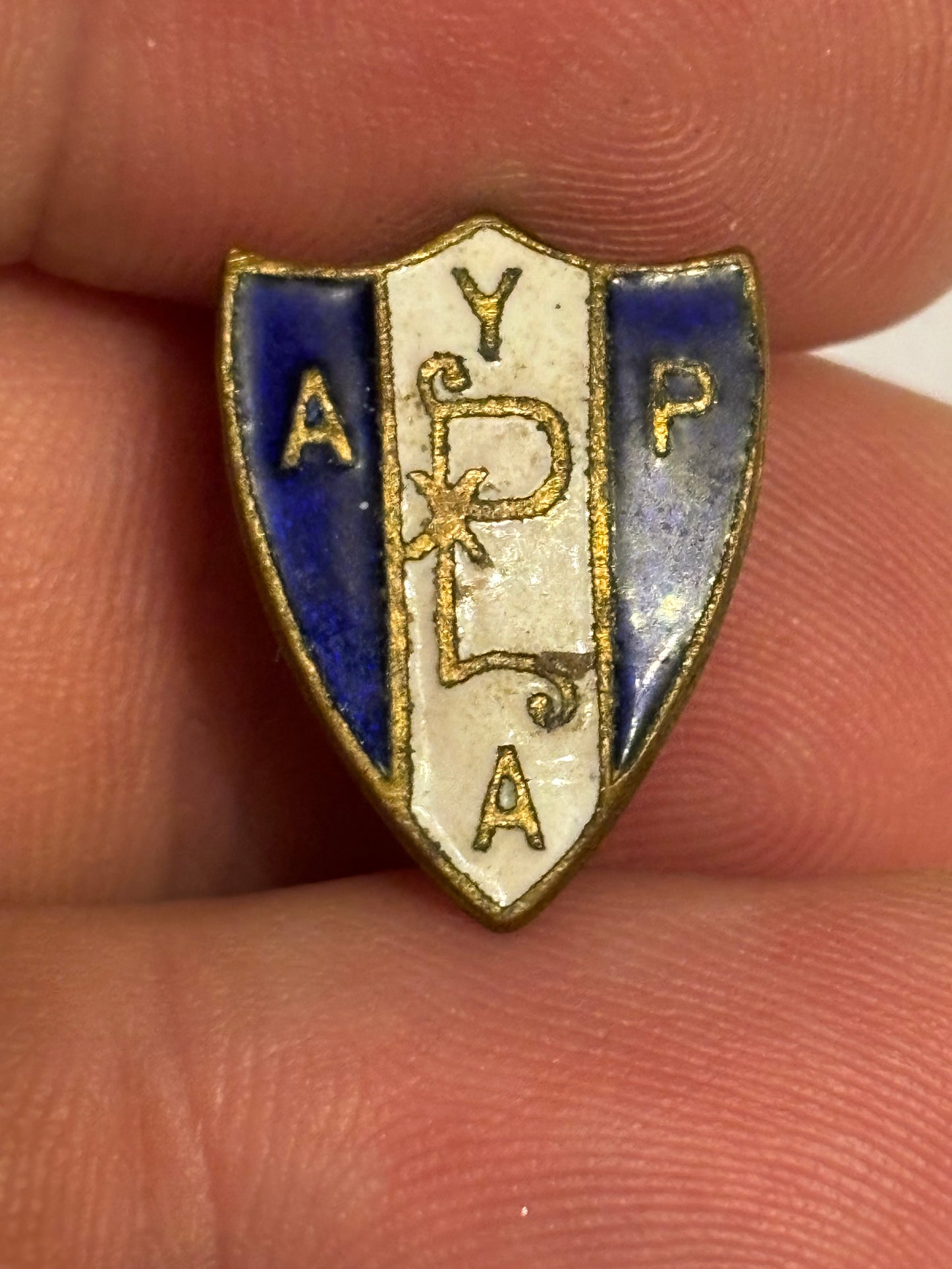 Vintage Anglican Young Peoples Association Metal Badge