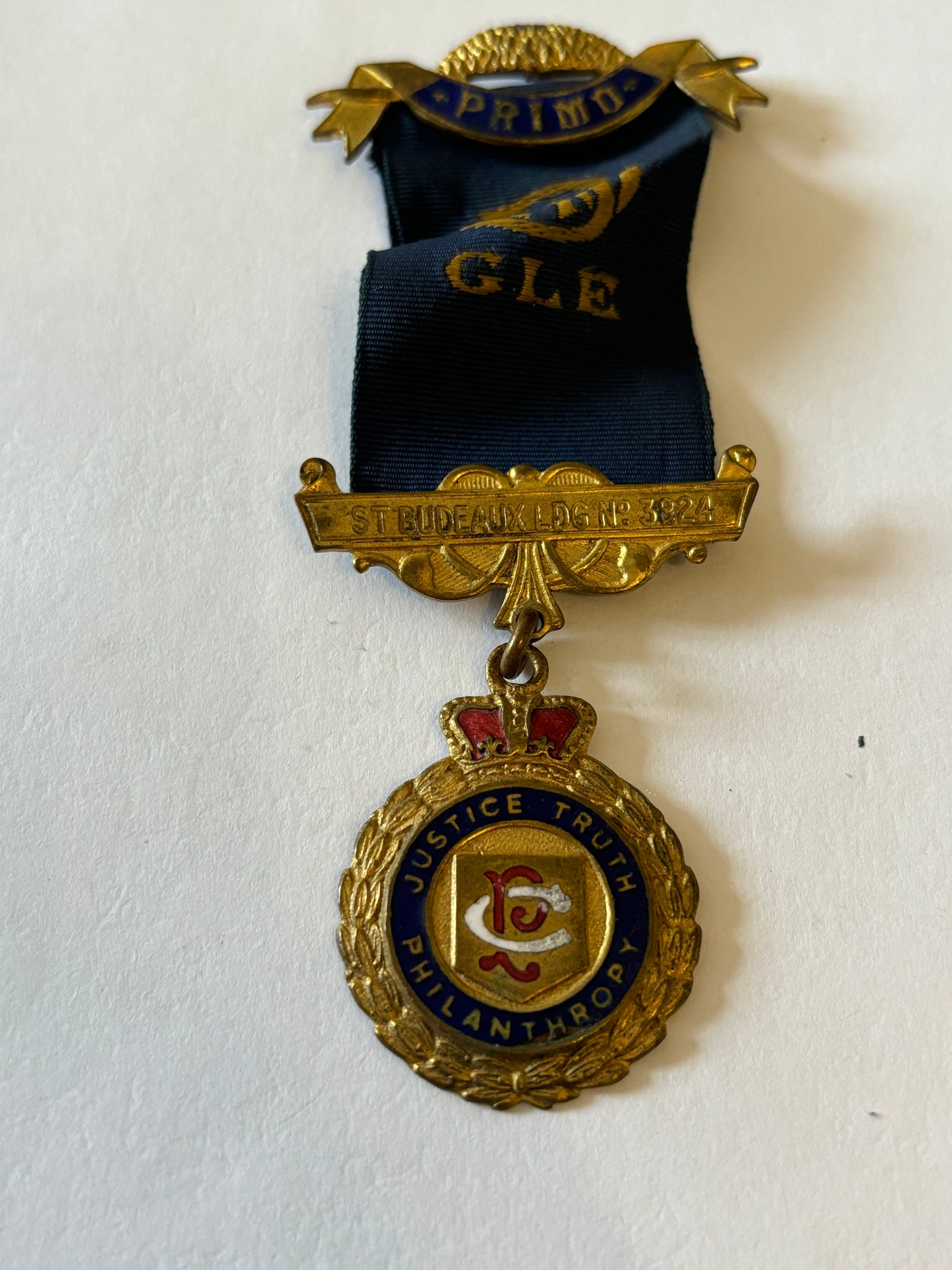 Masonic Medal - St Budeaux Lodge 1949