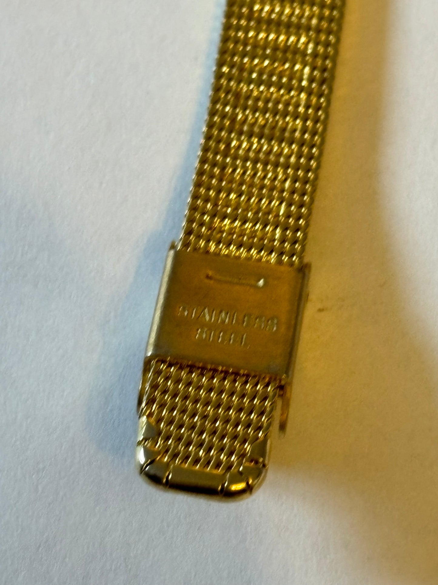 Unbranded Ladies Gold Jewelled Wristwatch - Untested