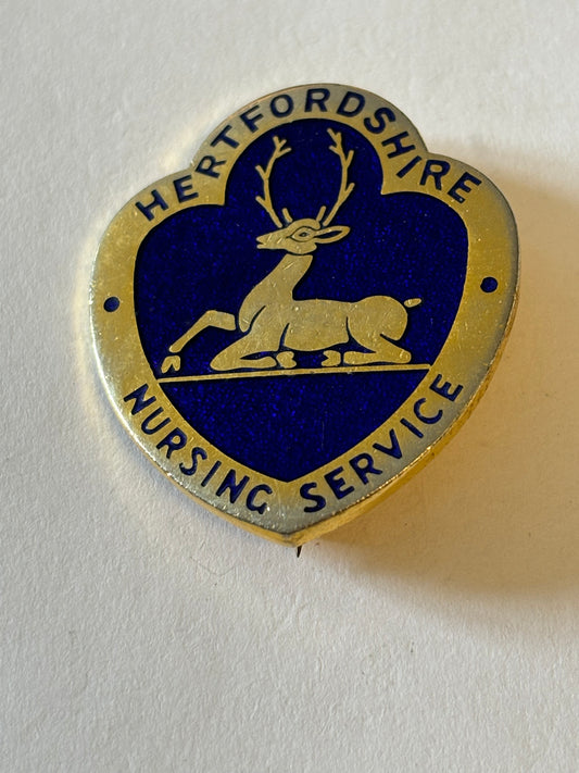 Hertfordshire Nursing Service Metal Badge