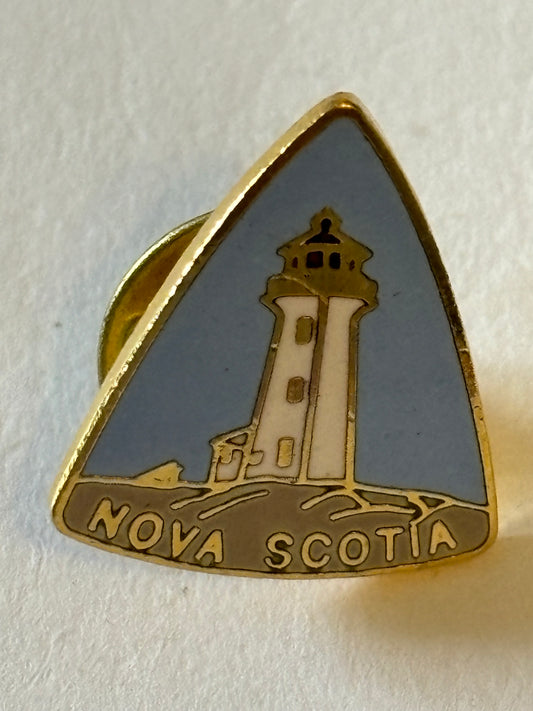 Small Nova Scotia Lighthouse Metal badge