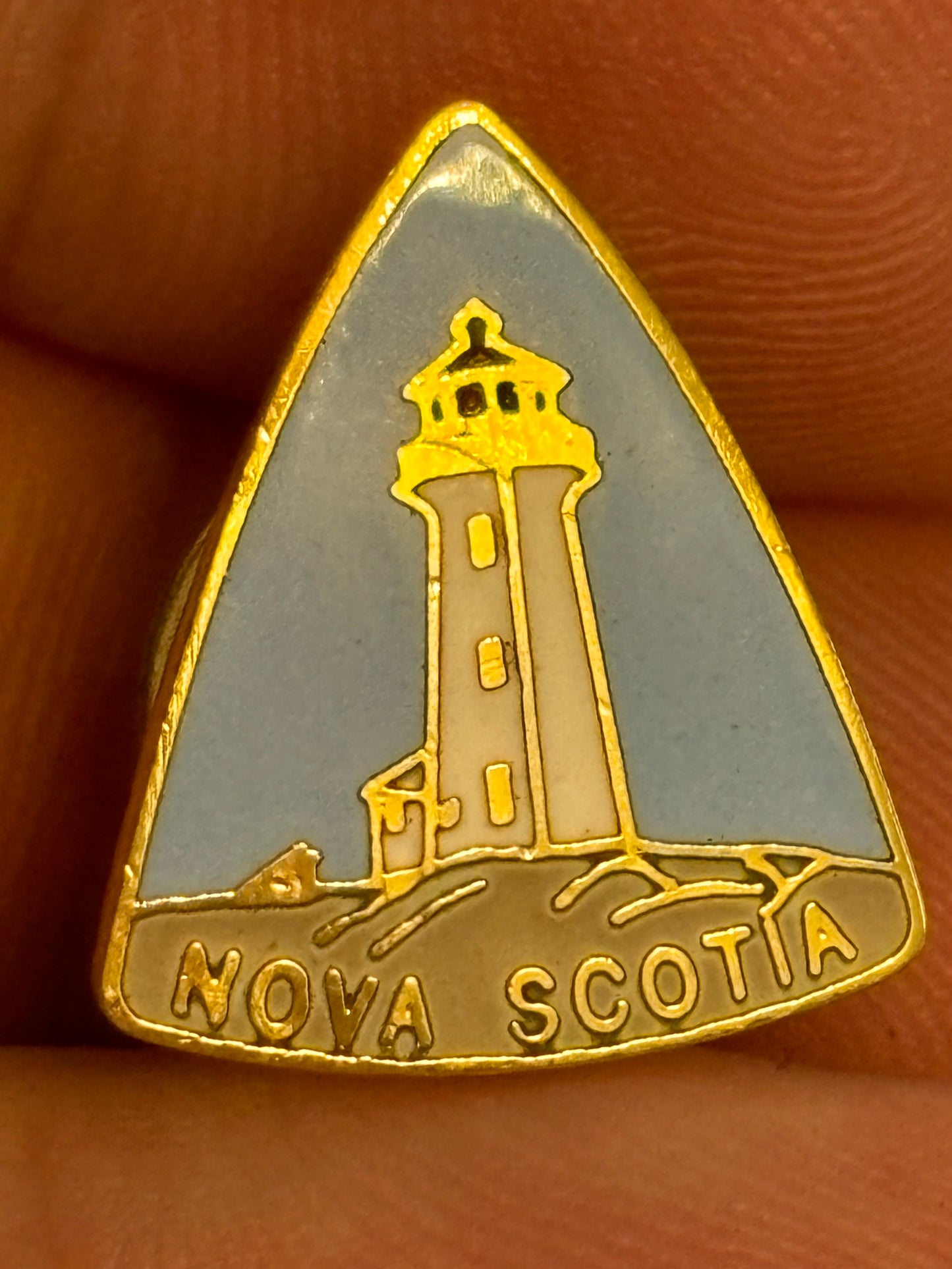 Small Nova Scotia Lighthouse Metal badge