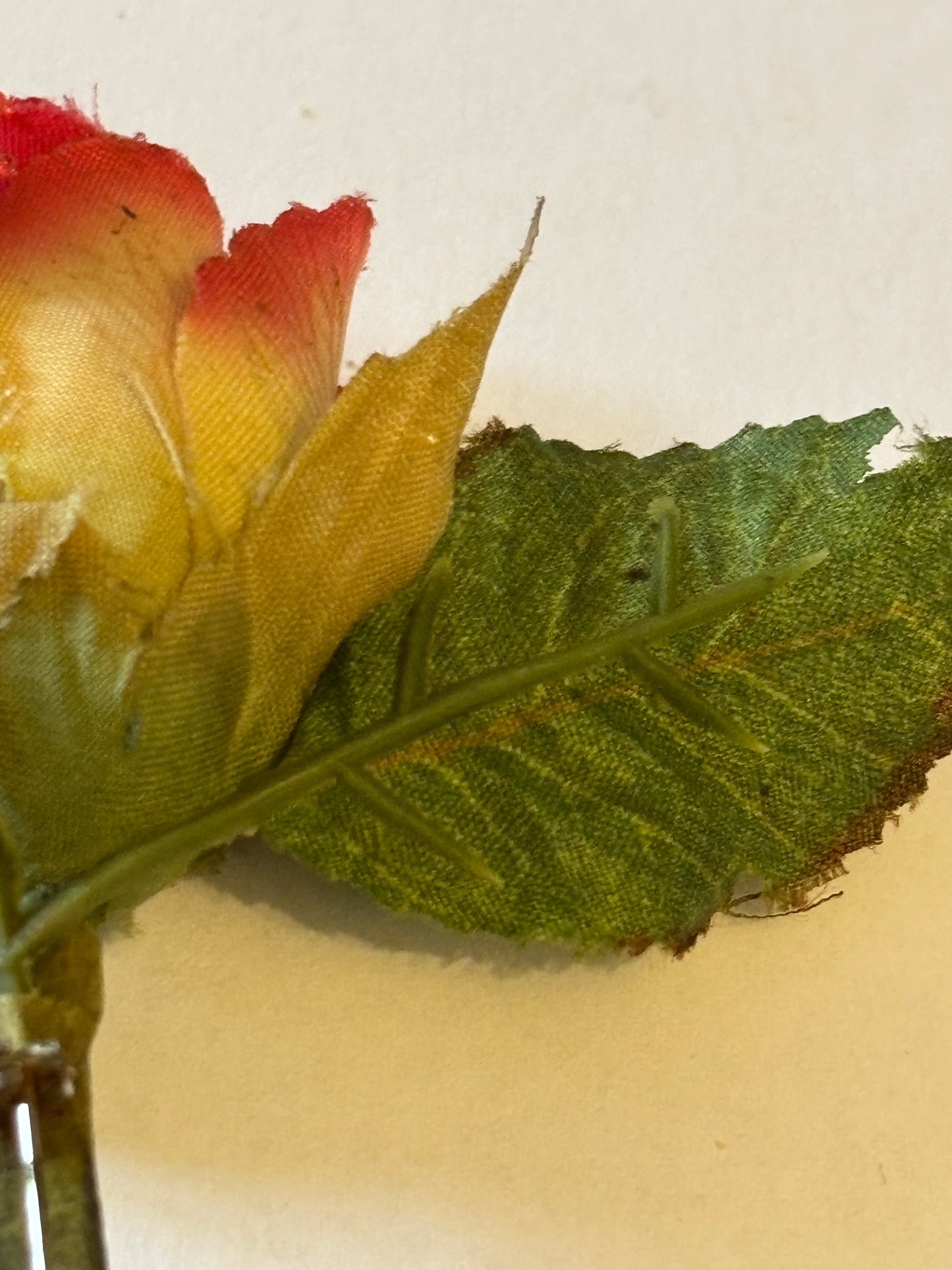 British Heart Foundation - Vintage fake rose brooch