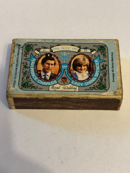 Charles & Diana - Royal Wedding commemorative matchbox