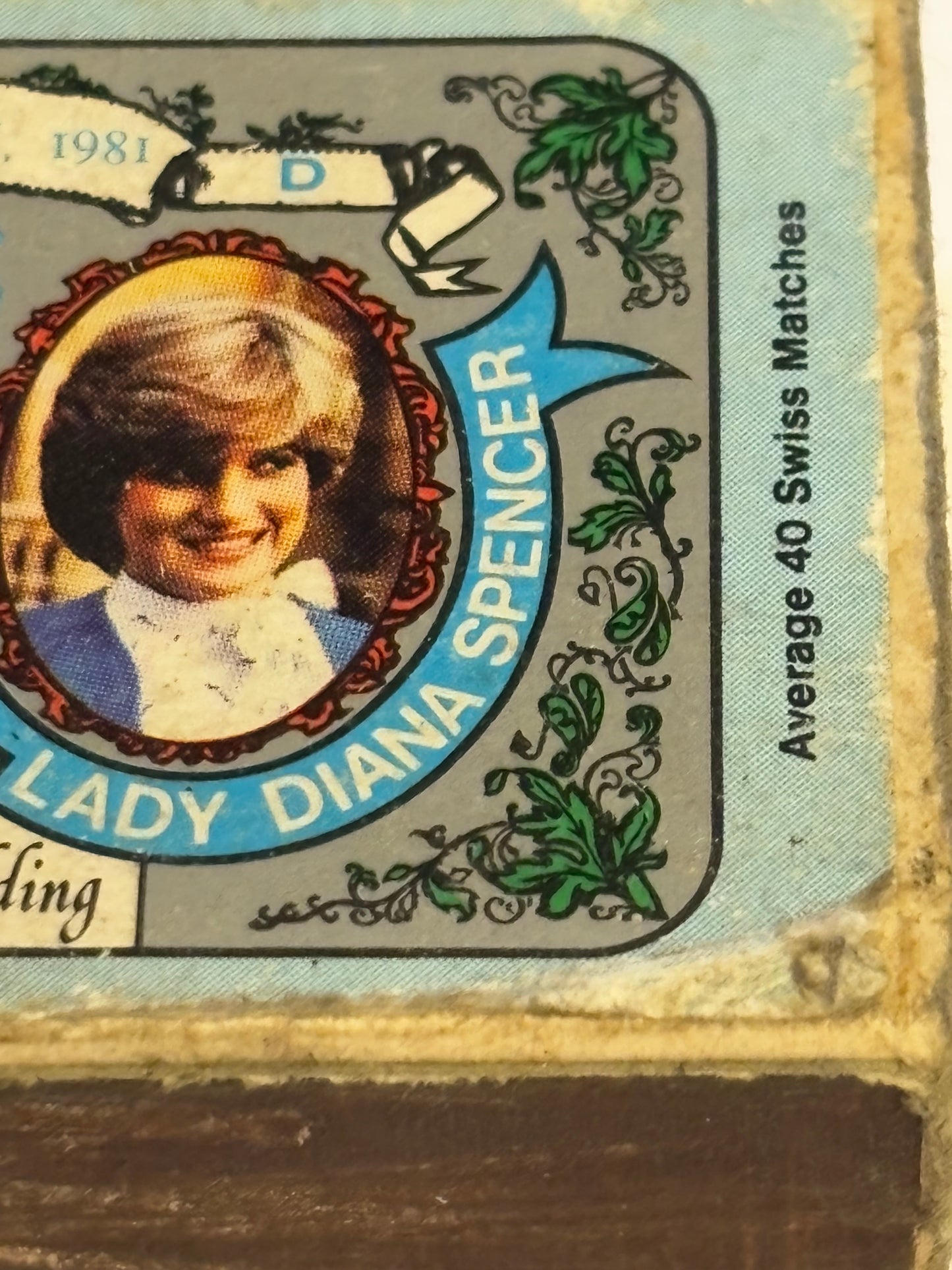 Charles & Diana - Royal Wedding commemorative matchbox