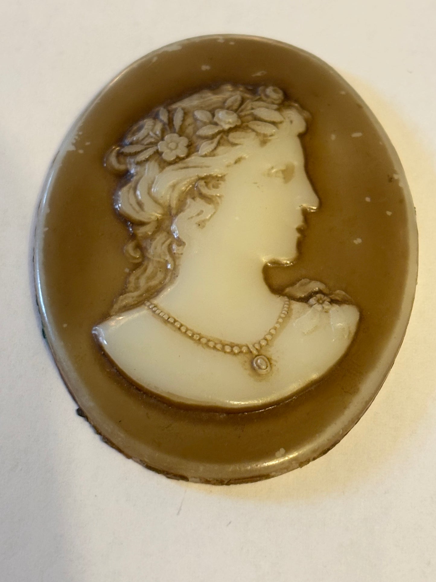 Unframed oval cameo