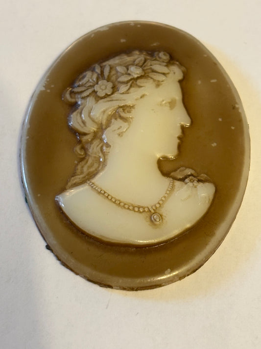 Unframed oval cameo