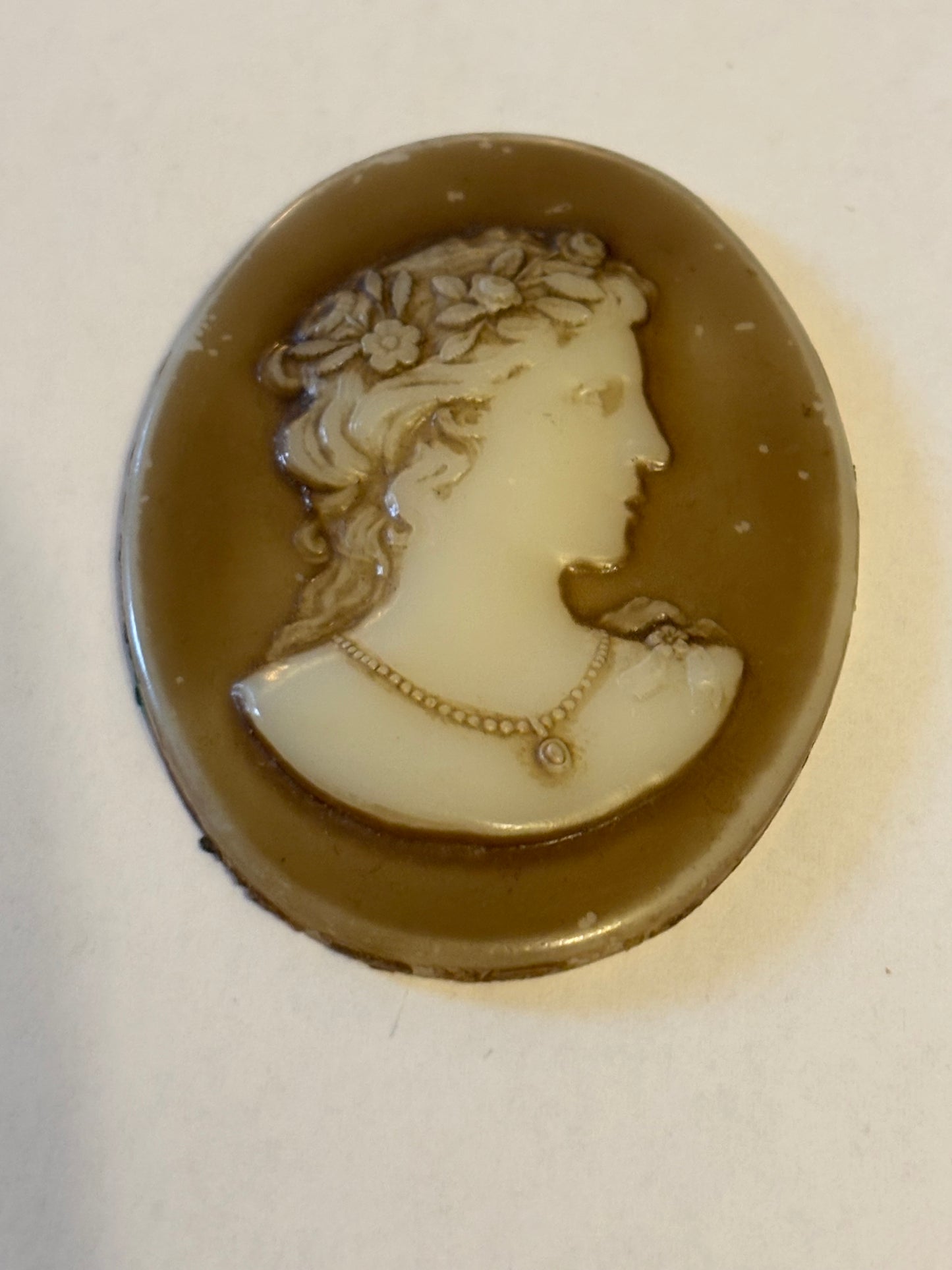 Unframed oval cameo