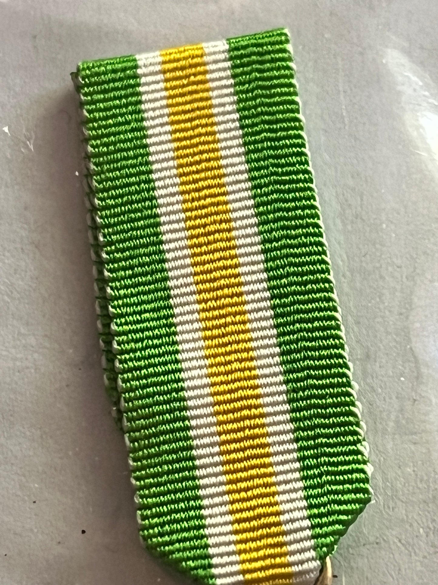 Guyana miniature Cacique's Crown of Honour medal with ribbon