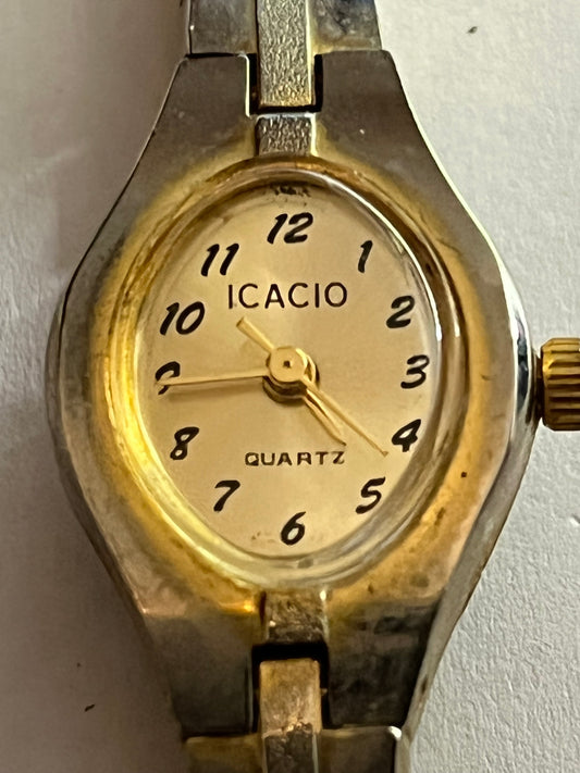 Icacio - Vintage gold ladies wristwatch - Untested